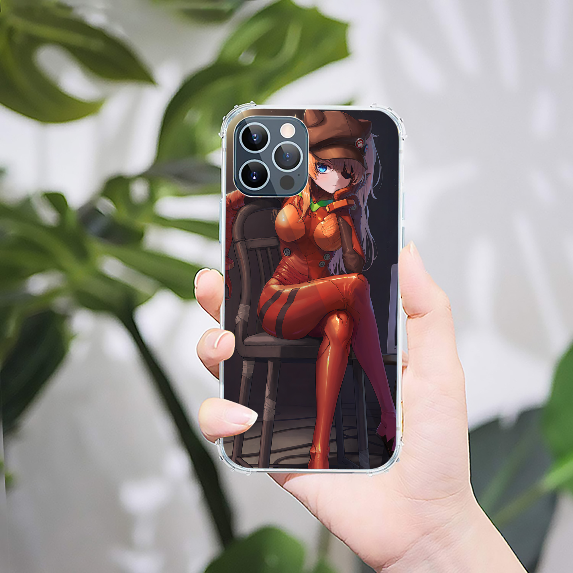 （画像用） EVA 新世紀エヴァンゲリオン 【iPhone 12シリーズ対応】透明スマホケース（クリアソフトケース）